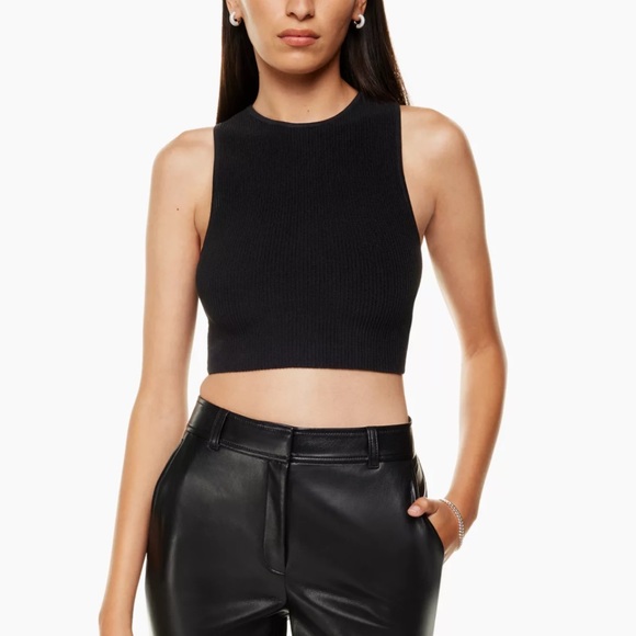 Aritzia Babaton
Rory Sculpt Knit Tank in black - Picture 2 of 5